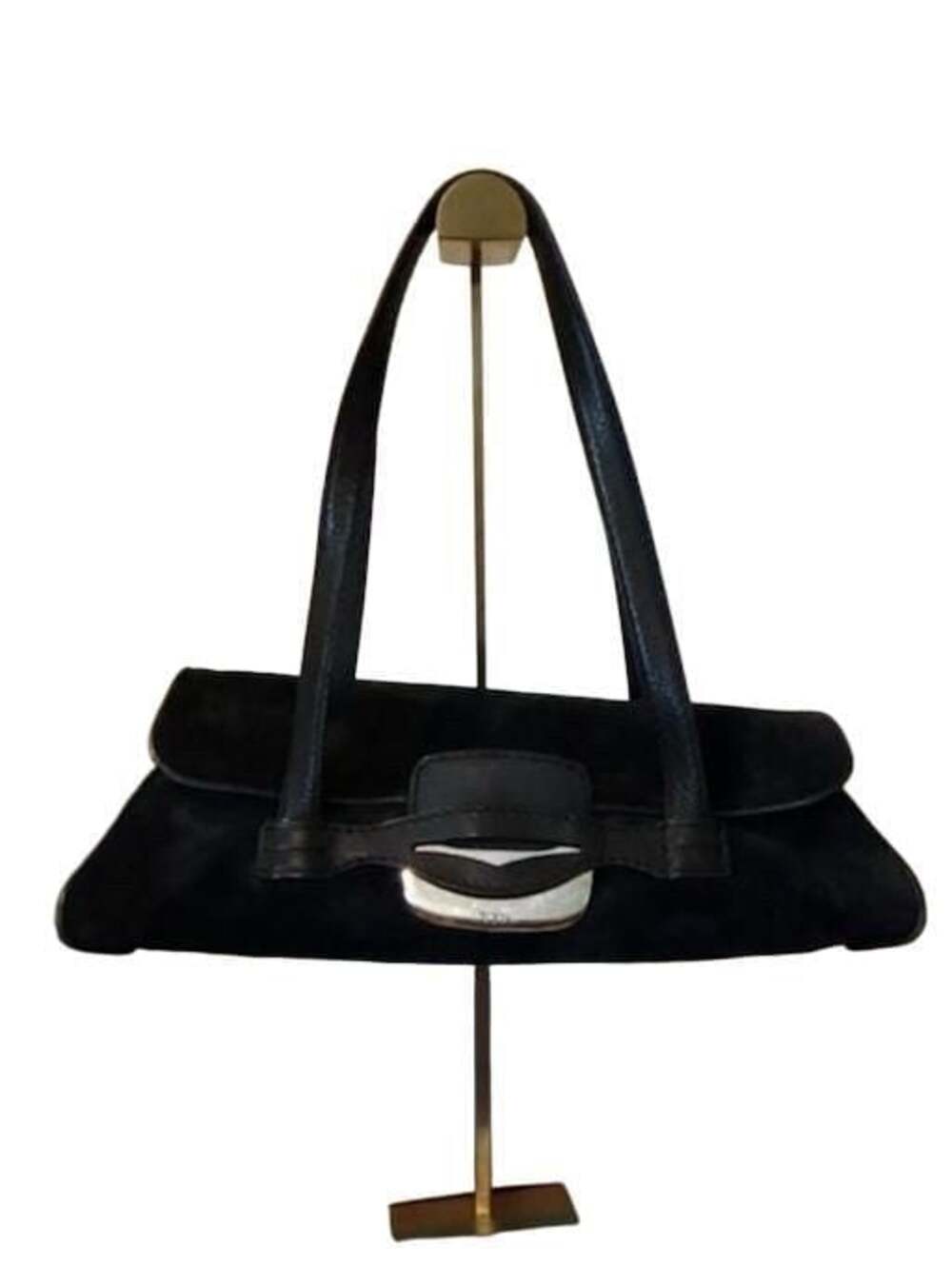 Tod’s Black Leather and Suede handbag